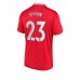 Cheap Manchester United Luke Shaw #23 Home Football Shirt 2022-23 Short Sleeve